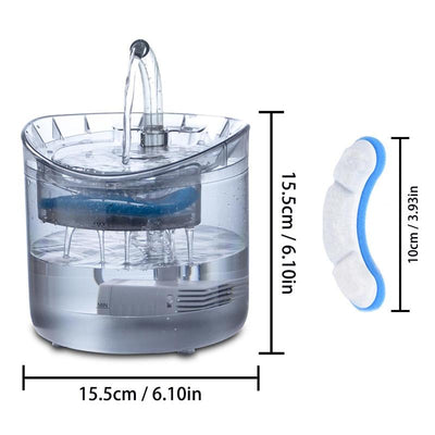 Automatic Cat Water Fountain, Silent Pets Drinking Water Dispenser, Indoor Pet Drinking Fountain, Automatic Circulation Filtration Drinking Dispenser