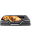 【Deal】Orthopedic Dog Bed for Large Size Dogs, Supportive Memory Foam Dog Sofa with Washable Removable Cover, Non-Slip Base, Waterproof Pet Couch Bed