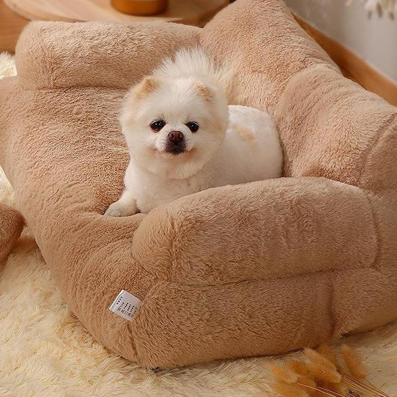 Pet Supplies Washable and Prevents Cats from Catching a Cold Flannel Warm Cat Sofa Pet Kennel Pet Furniture Pet and Small Dog Fluffy Cloud Bed Kitten Condo Dog Bed Dog Beds