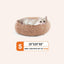 Pettrove Calming Dog Bed for Dogs and Cats, Washable Small Pet Bed, Anti-Slip round Fluffy Plush Faux Fur