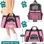Airline Approved Pet Carrier for Cat, Soft Sided Dog Carrier for Small Dogs, Cat Travel Supplies Accessories for Indoor Cats, Ventilated Pet Carrying Bag Medium Large Kitten Puppy, Large Pink