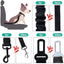 Dog Seat Belt,3 Piece Set Retractable Dog Car Harness Adjustable Dog Seat Belt for Vehicle Nylon Pet Safety Seat Belts Heavy Duty & Elastic