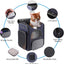 ® Cat Carrier Backpack, Foldable Pet Backpack Carrier for Cats & Small Dogs, Breathable Dog Carrier Backpack with Inner Safety Leash + Folding Bowl Ideal for Travel Camping Hiking
