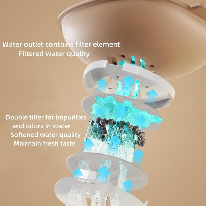 Gift for Pets, Pet Food Dispenser & Water Dispenser, 2 in 1 Pets Automatic Feeder, Large Capacity Pet Feeding Dispensers for Dog & Cat, Christmas Gift